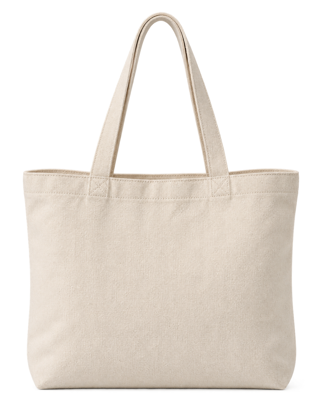 Natural canvas studio tote